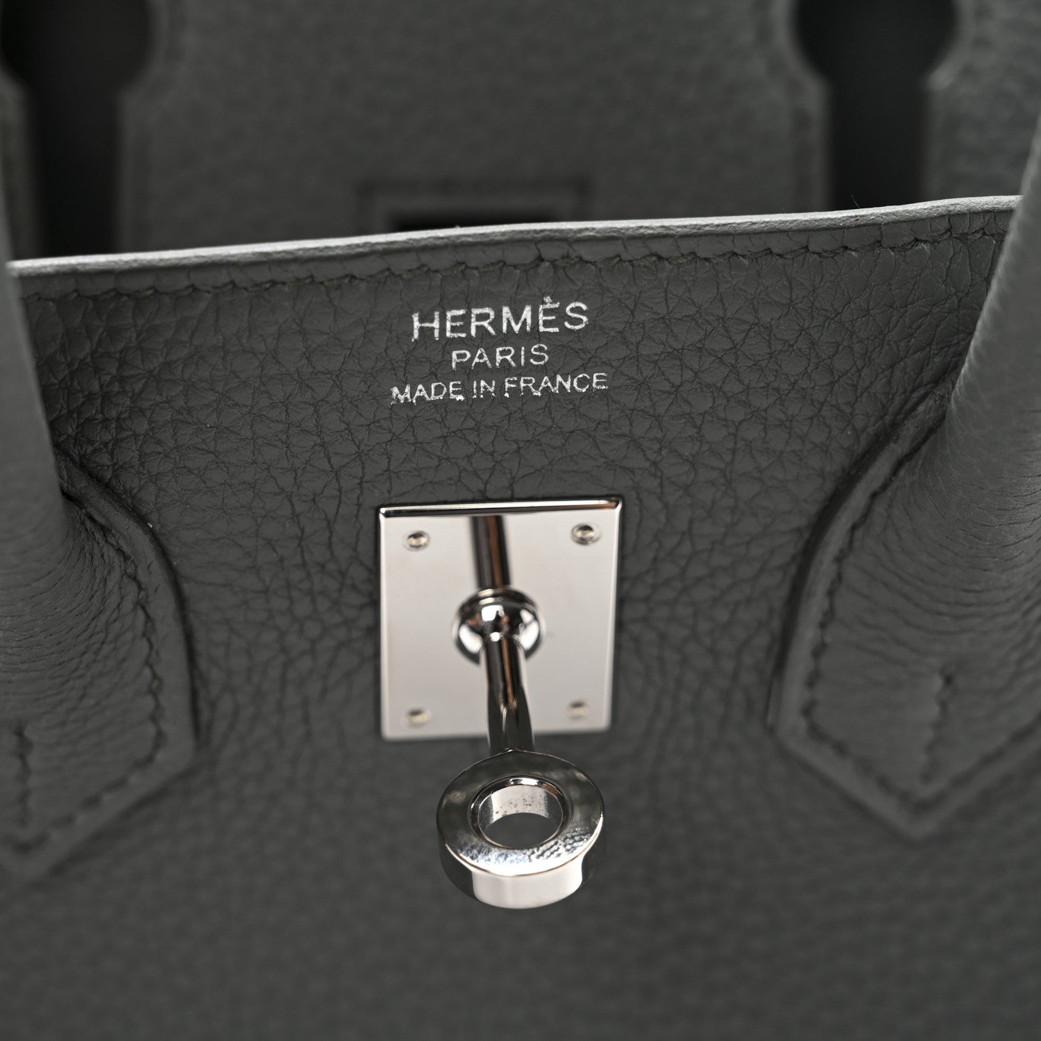 Hermes Togo Birkin 25 Vert Amande 6 of 11