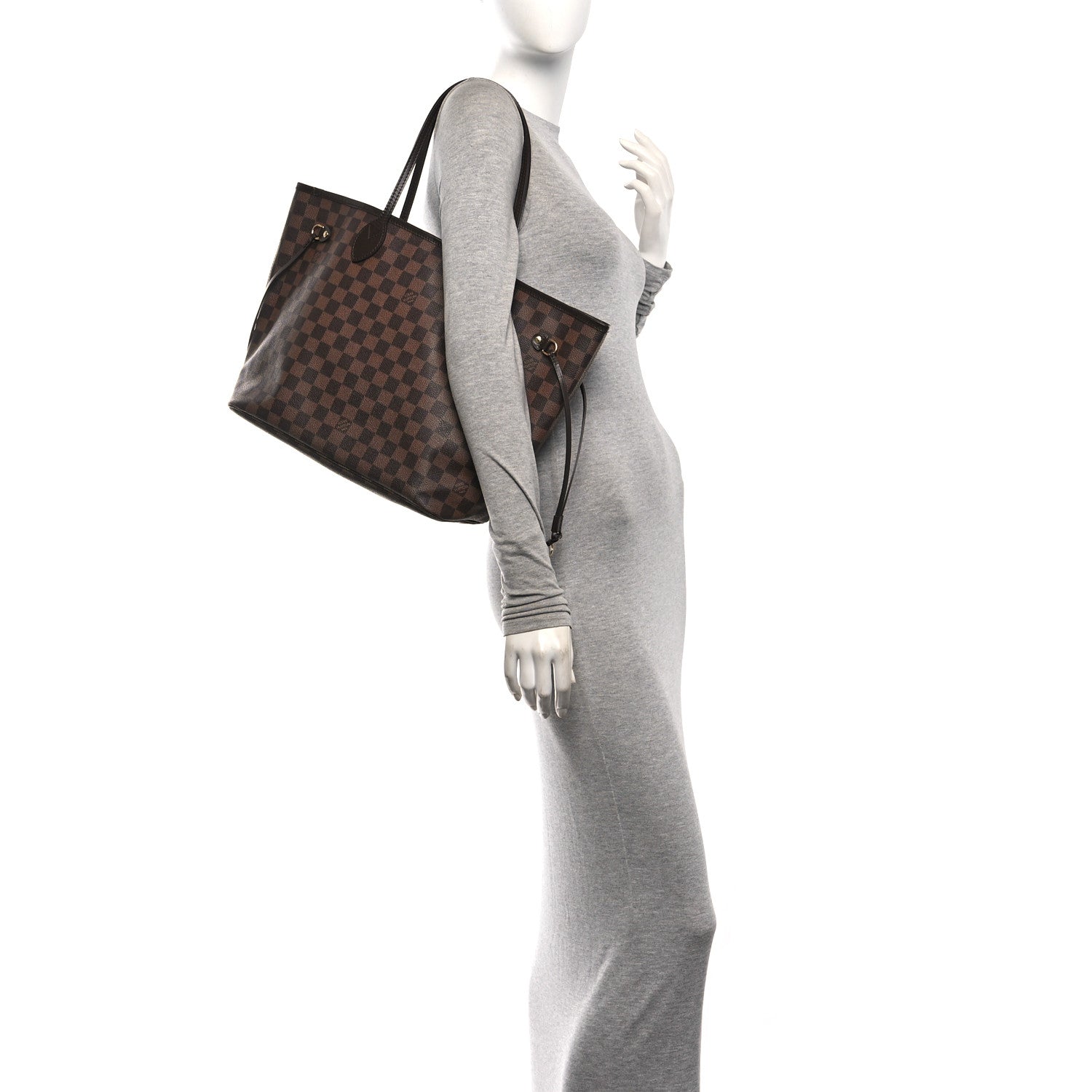 Louis Vuitton Damier Ebene Neverfull MM 2 of 9