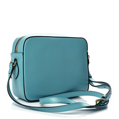 Gucci Azalea Calfskin Small Horsebit 1955 Shoulder Bag Dusty Azure 3 of 11