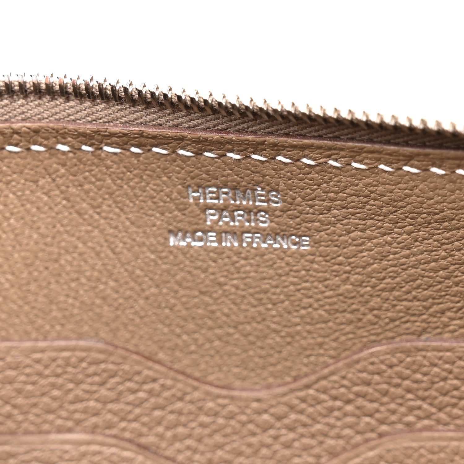 Hermes Evercolor Chaine d'Ancre Zipengo Pochette To Go Etoupe 6 of 11