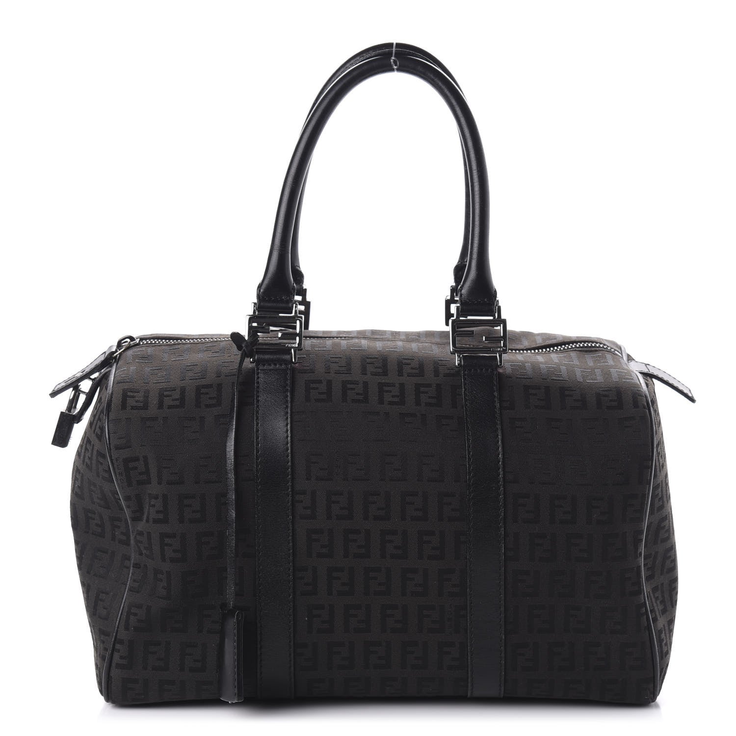 Fendi Zucchino Vitello Boston Black 1 of 12