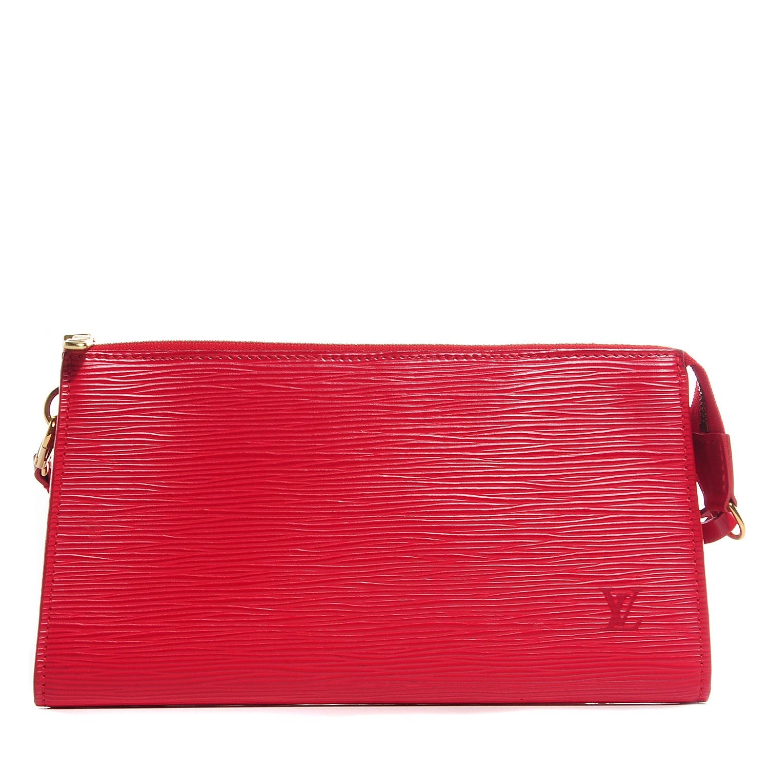 Louis Vuitton Epi Pochette Accessories 24 Castillan Red 1 of 7