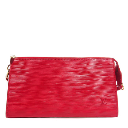 Louis Vuitton Epi Pochette Accessories 24 Castillan Red 1 of 7