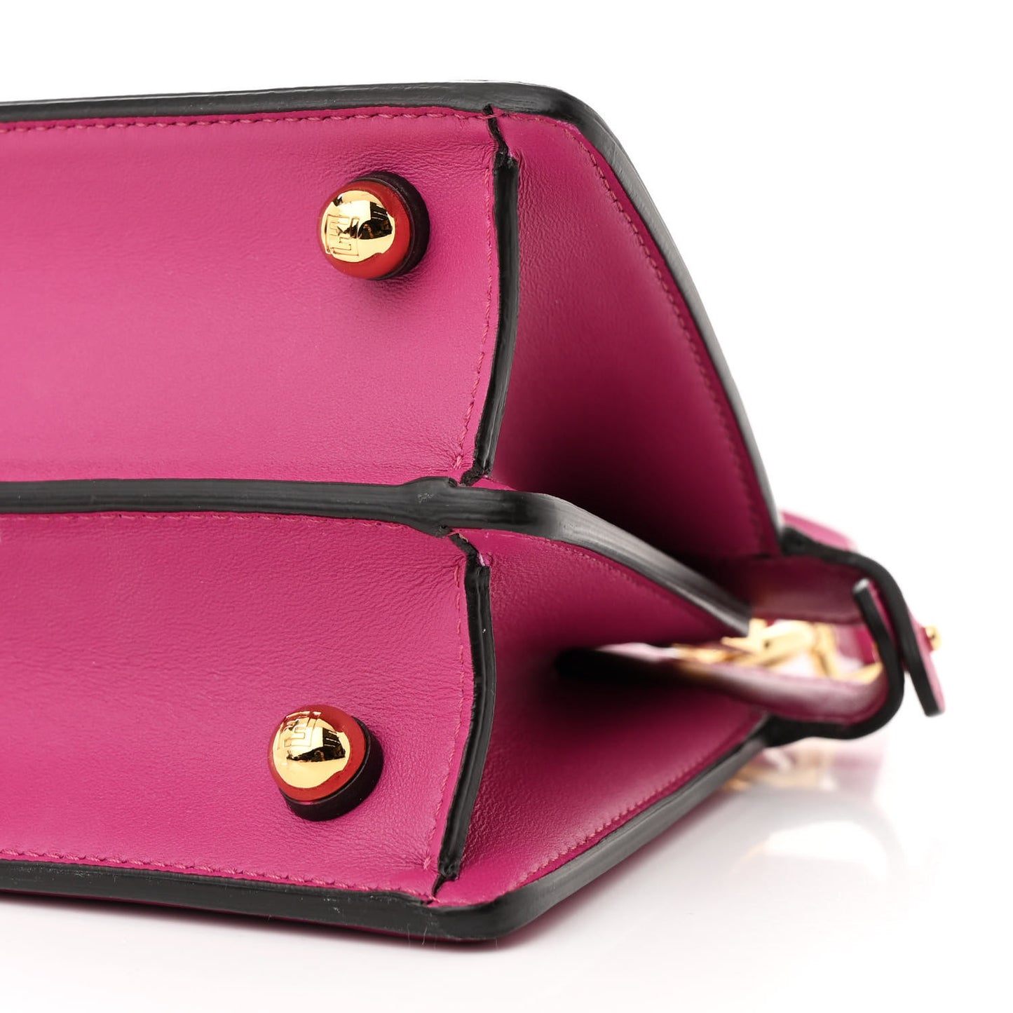 Shiny Nappa Petite Peekaboo I SEE U Satchel Ciclamino Pilar