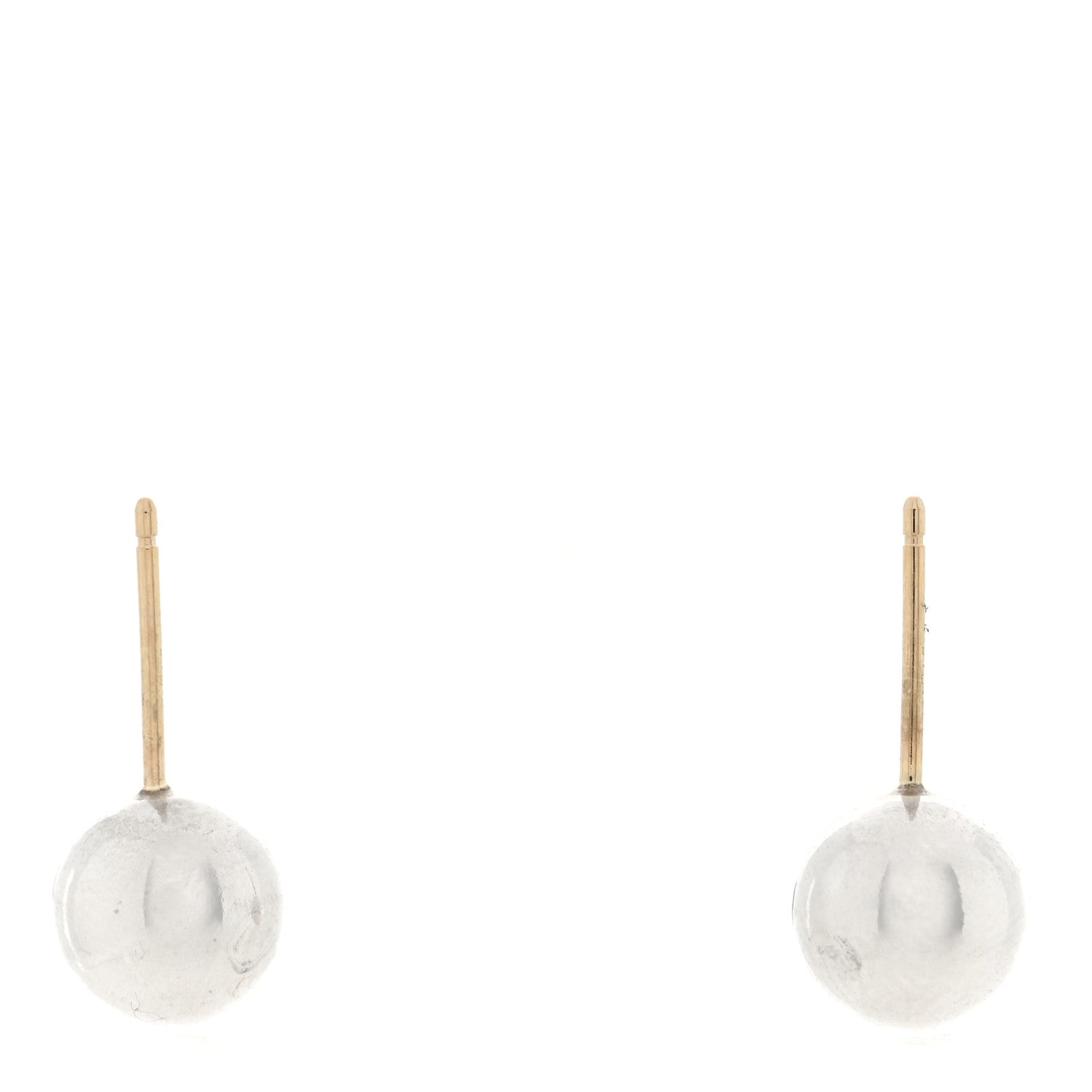 Tiffany Sterling Silver 8mm Hardwear Ball Earrings 3 of 5
