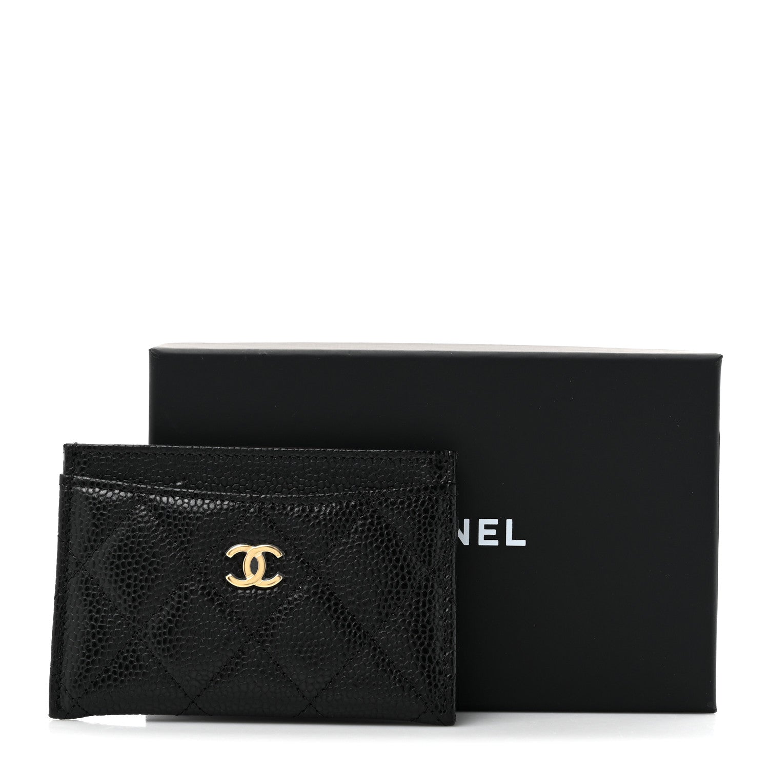 Chanel Caviar Quilted Card Holder Black 9 of 9