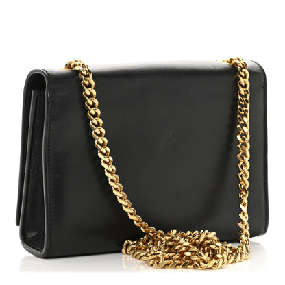 Saint Laurent Calfskin Small Classic Monogram Kate Tassel Satchel Black 3 of 14