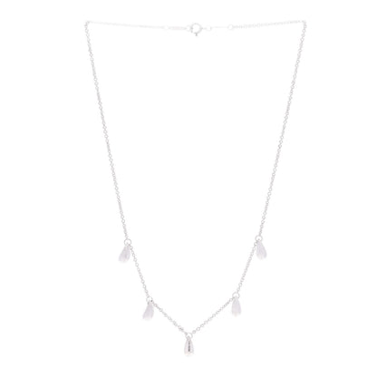 Tiffany Sterling Silver Elsa Peretti Teardrops Necklace 3 of 7