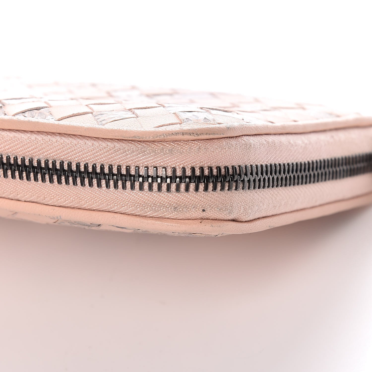 Bottega Veneta Nappa Intrecciato Ayers Zip Around Wallet Flamingo 15 of 17
