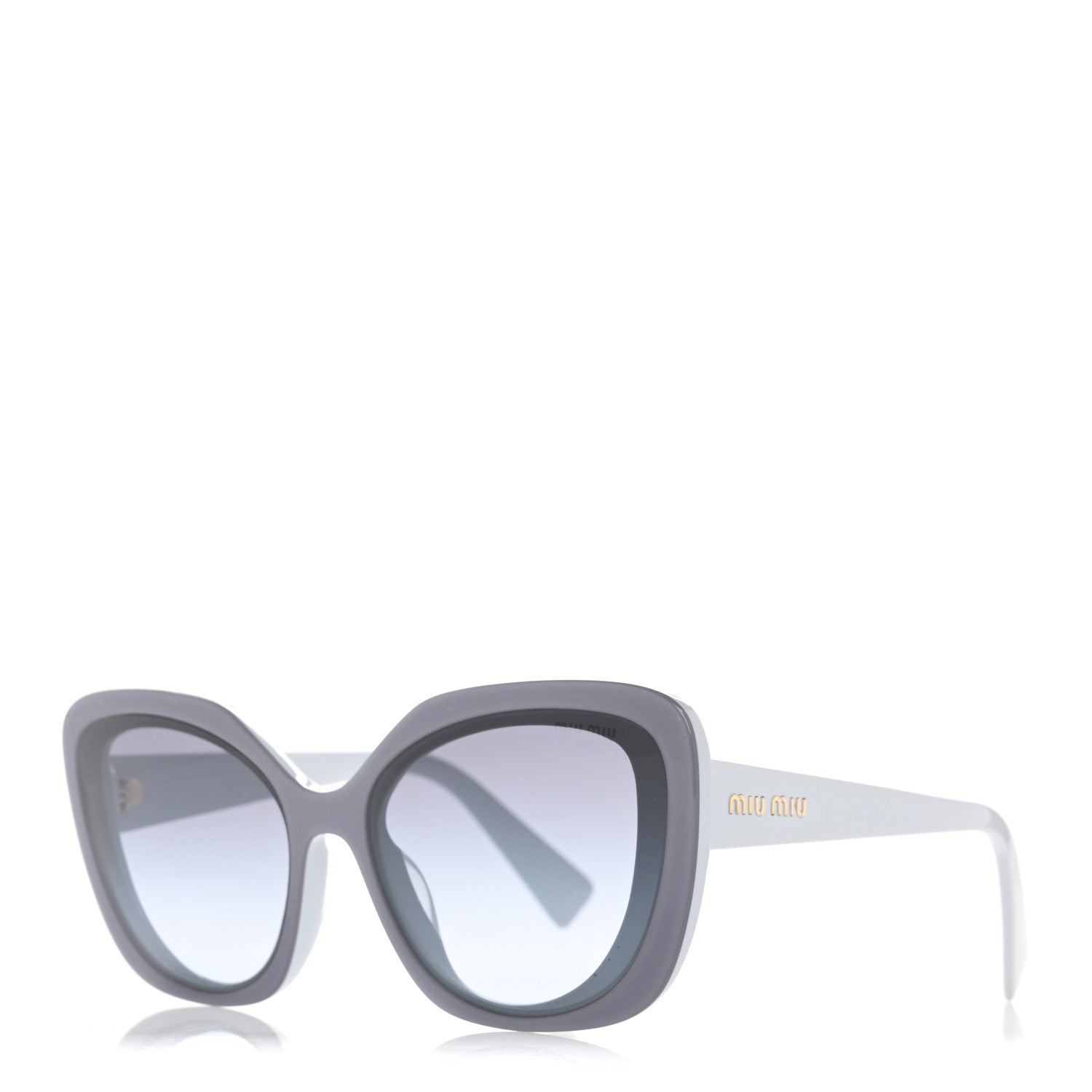 Miu Miu Acetate Cat Eye Sunglasses SMU06X-A Light Blue 1 of 9