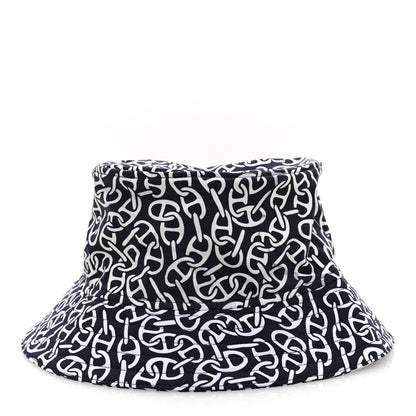 Hermes Jersey Naoussa Harper Bucket Hat 58 Bleu Noir 3 of 9