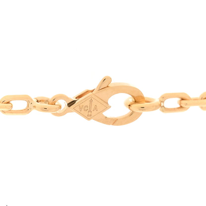 Van Cleef & Arpels 18K Yellow Gold Black Onyx 10 Motifs Vintage Alhambra Necklace 4 of 6