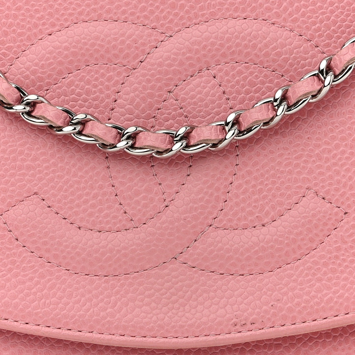 Caviar Timeless CC Wallet on Chain WOC Pink