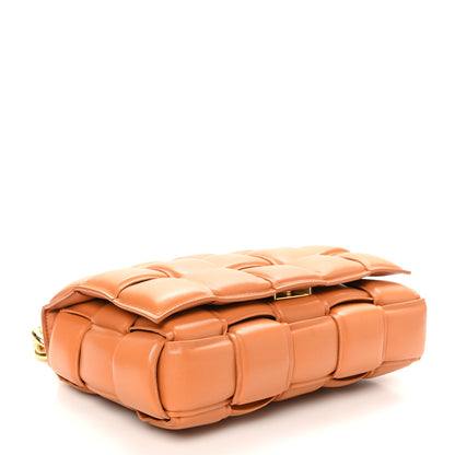 Bottega Veneta Lambskin Maxi Intreccio Padded Chain Cassette Crossbody Bag Clay 4 of 9