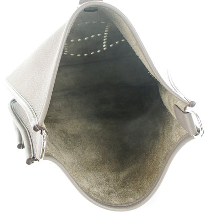 Hermes Taurillon Clemence Evelyne III PM Etain 5 of 7