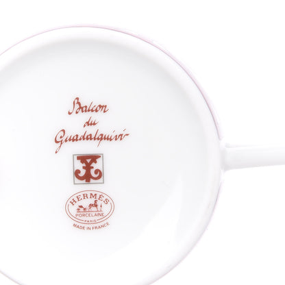 Hermes Porcelain Balcon du Guadalquivir Tea Cup and Saucer Set of 2 4 of 7