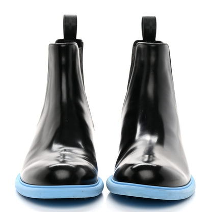 Louis Vuitton Calfskin Mens Formal Dimension Chelsea Boots 8 Black 2 of 8