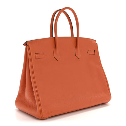 Hermes Togo Birkin 35 Orange 3 of 11