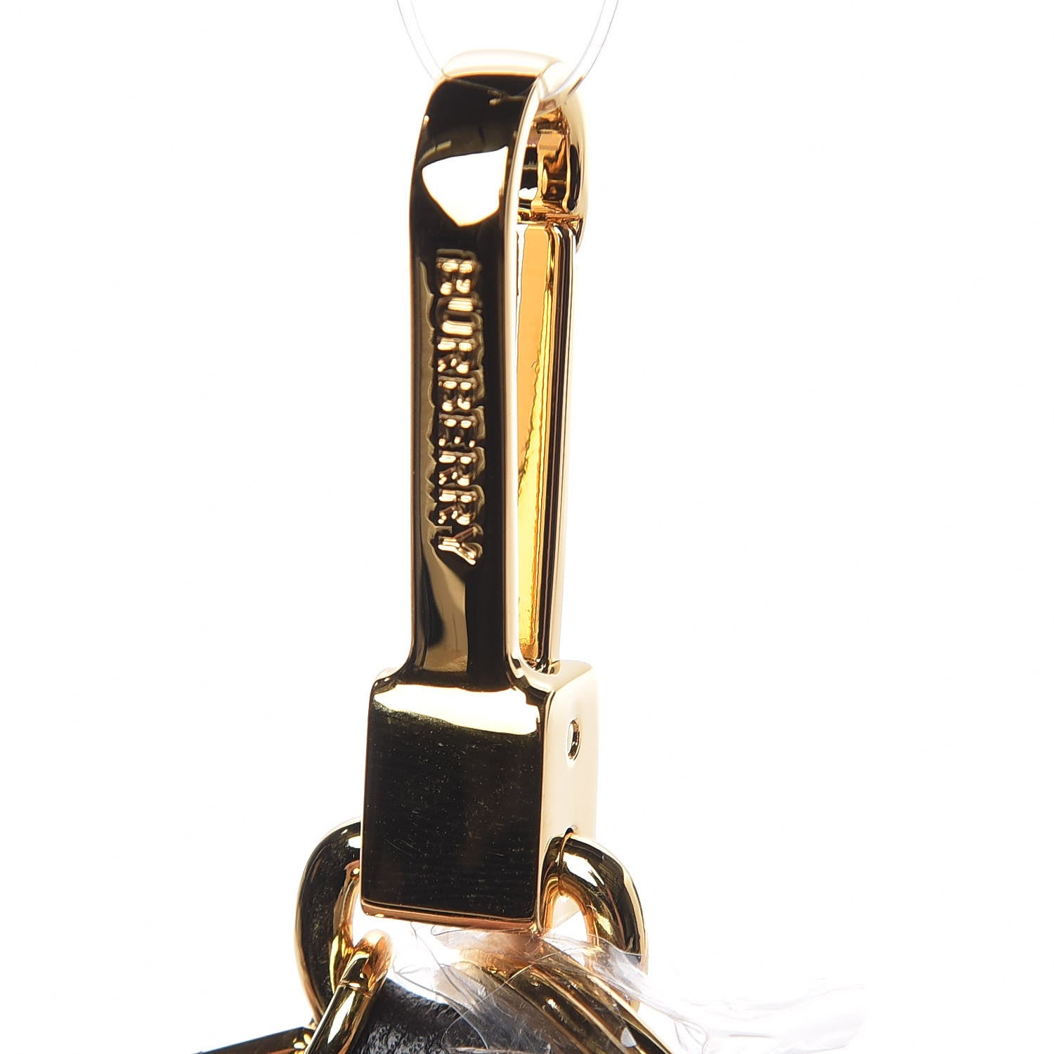Burberry Cashmere Vintage Check Pearl Thomas Bear Bag Charm Antique Yellow 4 of 5