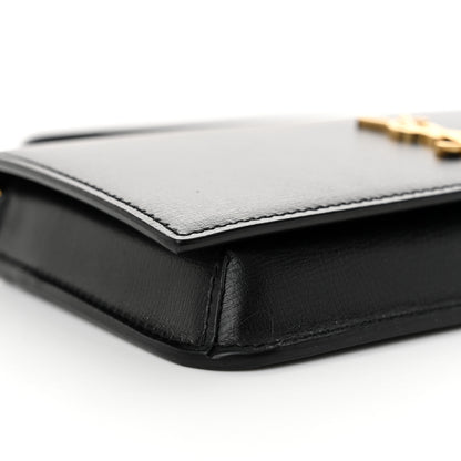 Saint Laurent Smooth Calfskin Monogram Phone Holder Crossbody Black 9 of 11