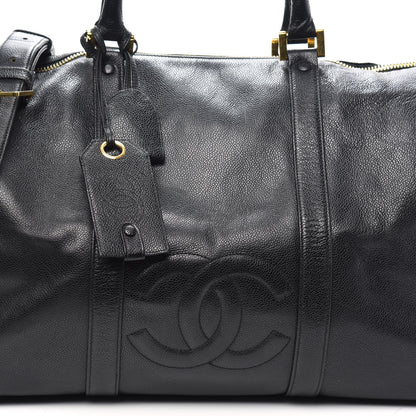 Chanel Caviar Timeless CC Duffel Bag Black 7 of 9
