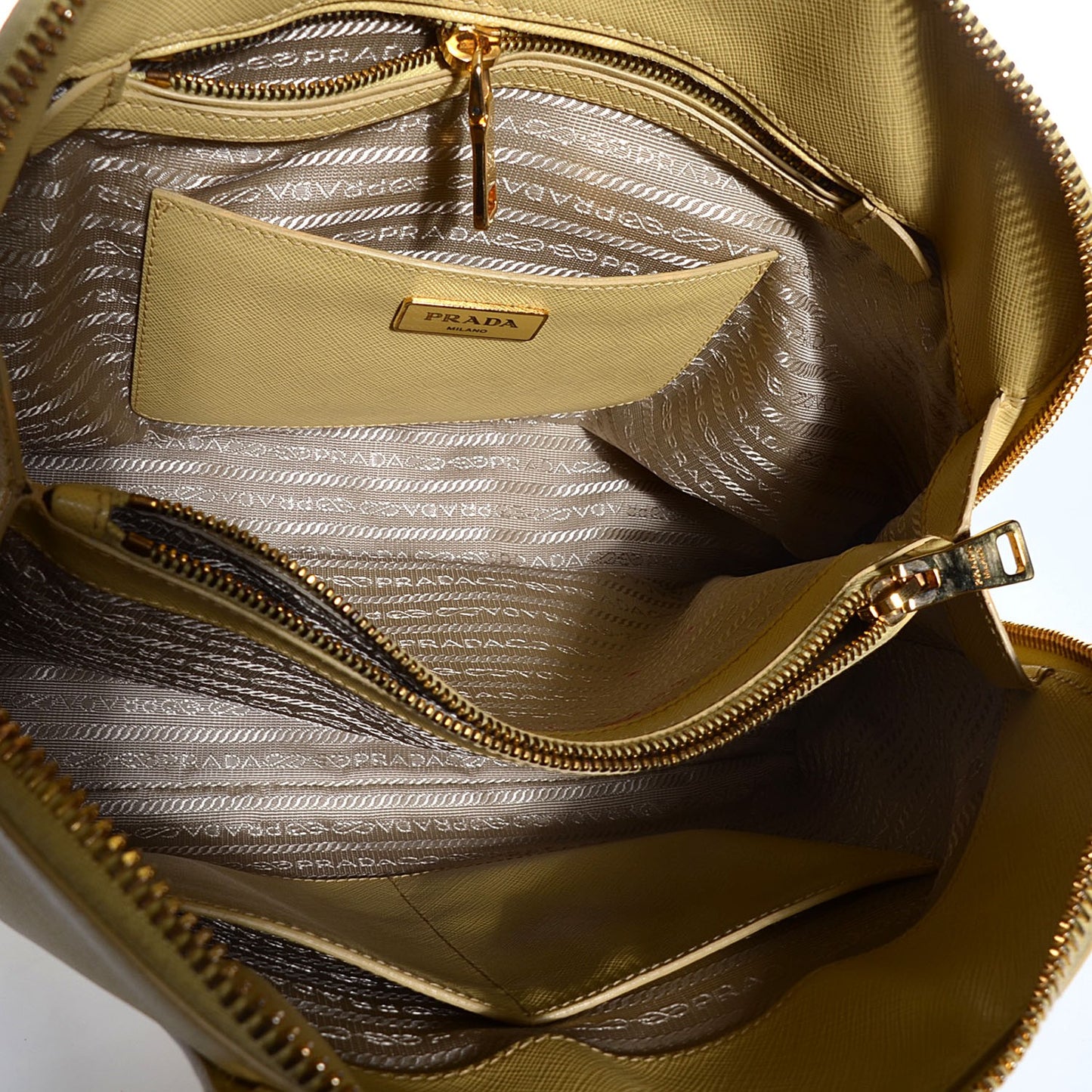 Saffiano Lux Large Promenade Tote Ginestra