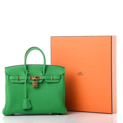 Hermes Togo Birkin 25 Bambou 10 of 10
