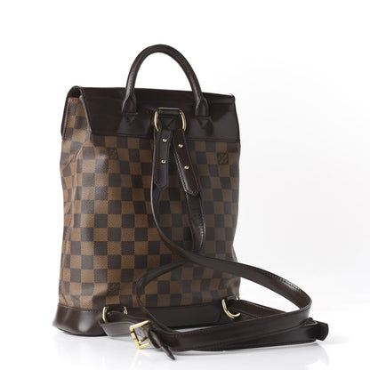 Louis Vuitton Damier Ebene Soho Backpack 2 of 10