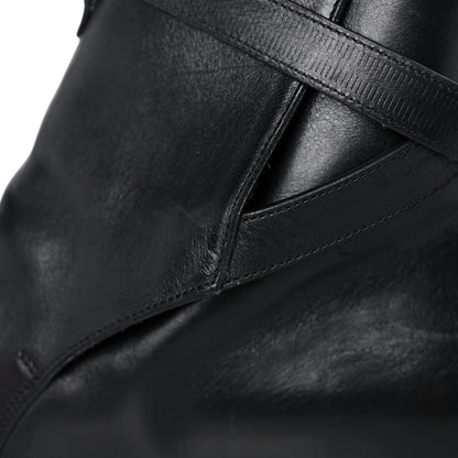 Saint Laurent Calfskin Mens Ankle Boots 46 Black 13 of 17