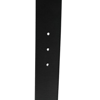 Gucci Moon Calfskin Scales Double G 40mm Belt 75 30 Black 5 of 5