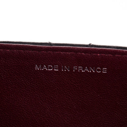 Chanel Calfskin Stitched Shoulder Bag Black 8 of 9