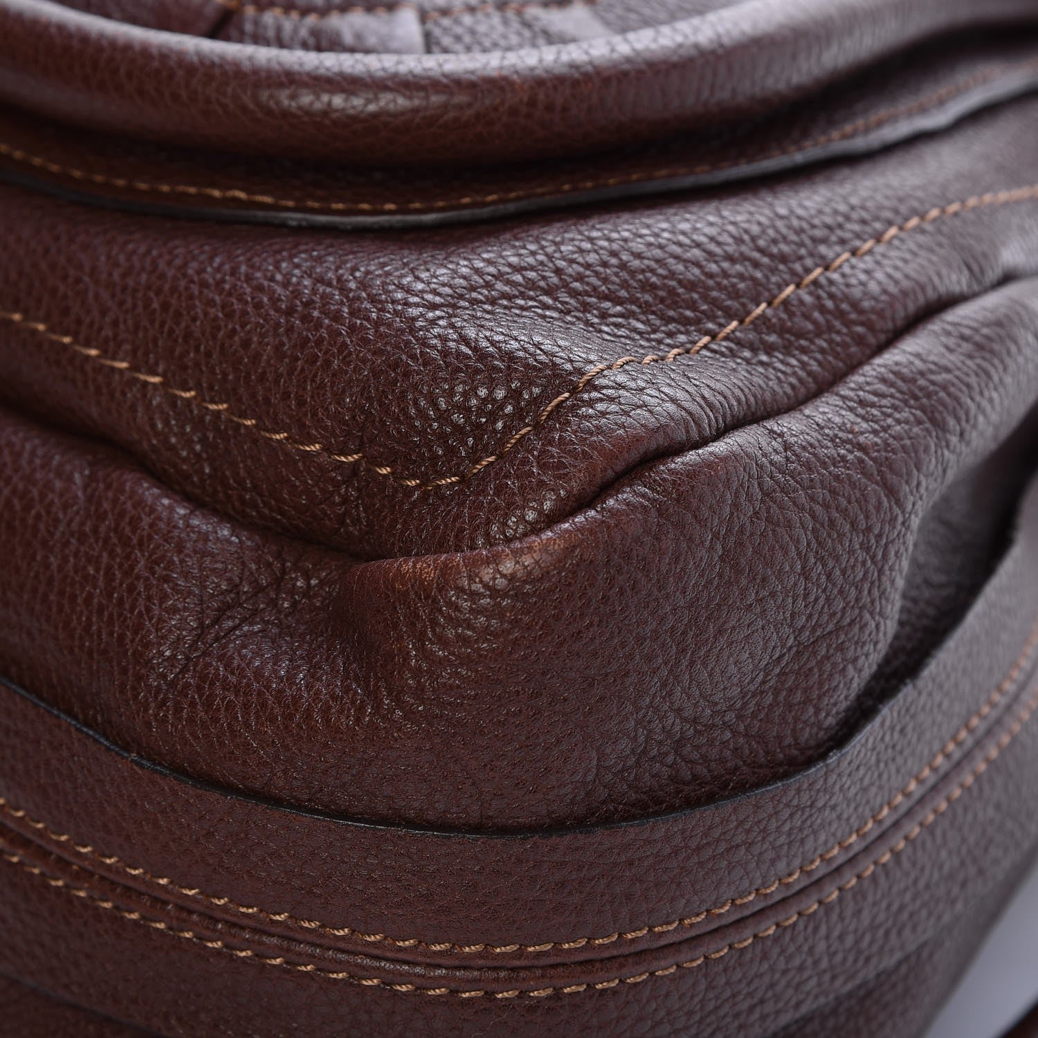 Chloe Calfskin Large Paraty Chocolate 17 of 20