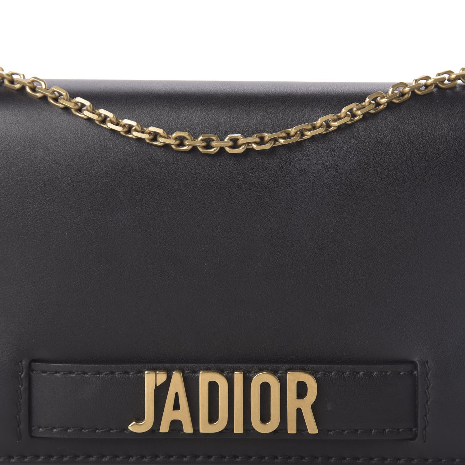 Christian Dior Calfskin J'Adior Wallet on Chain Pouch Black 10 of 10