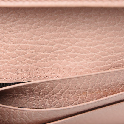 Gucci Dollar Calfskin GG Marmont Card Case Perfect Pink 7 of 8