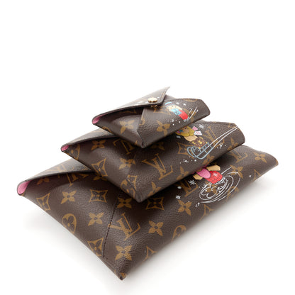 Louis Vuitton Monogram 2023 Christmas Animation Kirigami Pochette Set 6 of 12