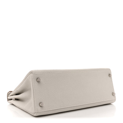 Hermes Togo Kelly Retourne 32 Gris Pale 4 of 13