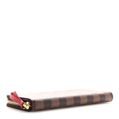 Louis Vuitton Damier Ebene Clemence Wallet Cherry 4 of 7