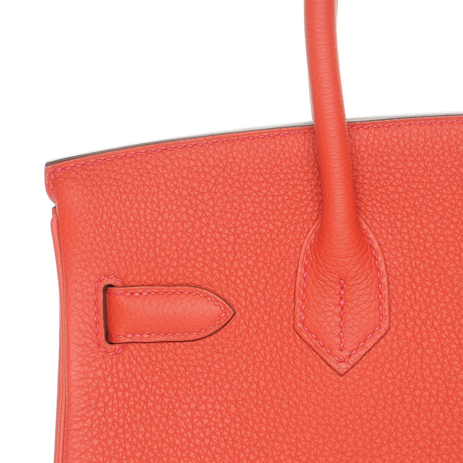 Hermes Togo Birkin 30 Geranium 10 of 27