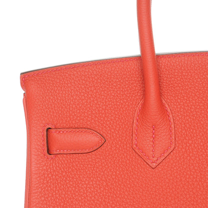 Hermes Togo Birkin 30 Geranium 10 of 27