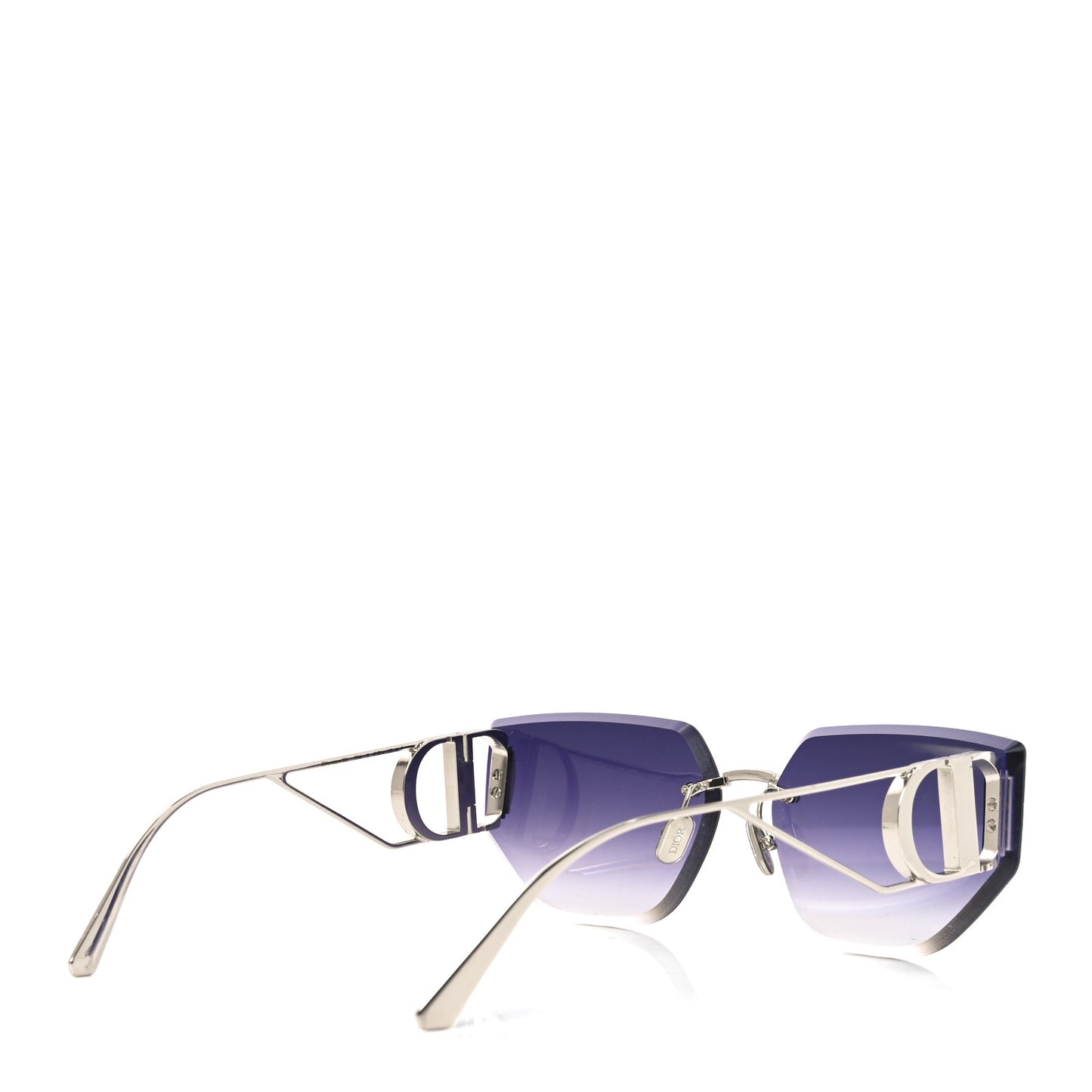 Metal 30 Montaigne B3U Butterfly Sunglasses Silver
