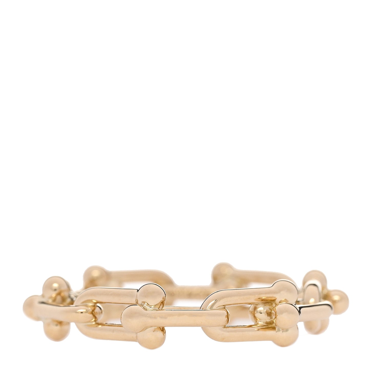 18K Yellow Gold Hardwear Micro Link Ring 54 6.75