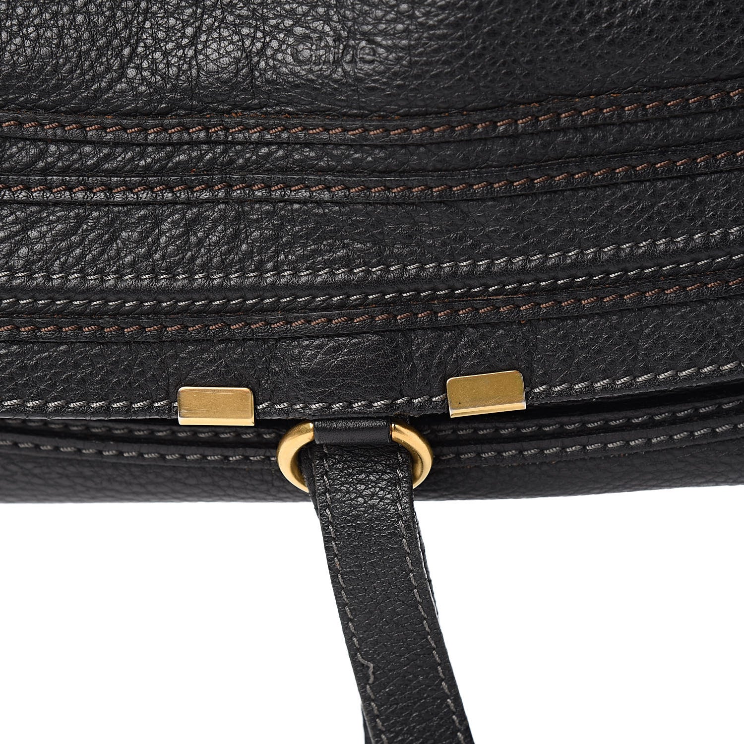 Chloe Calfskin Large Marcie Satchel Black 11 of 15