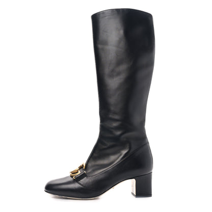Gucci Malaga Kid GG Victoire 55mm Boots 39 Black 1 of 8