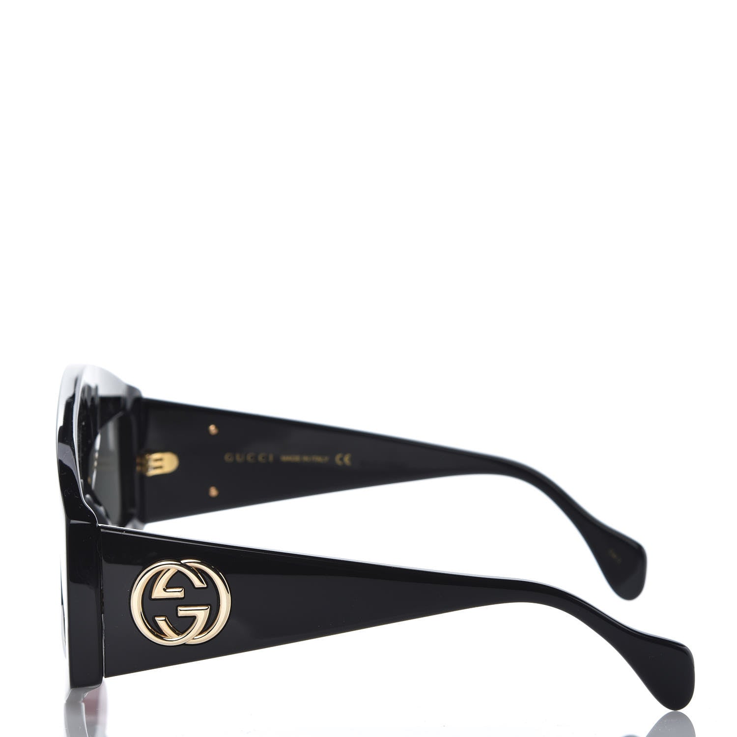 Gucci Acetate Crystal Hollywood Forever Tear Drop Sunglasses