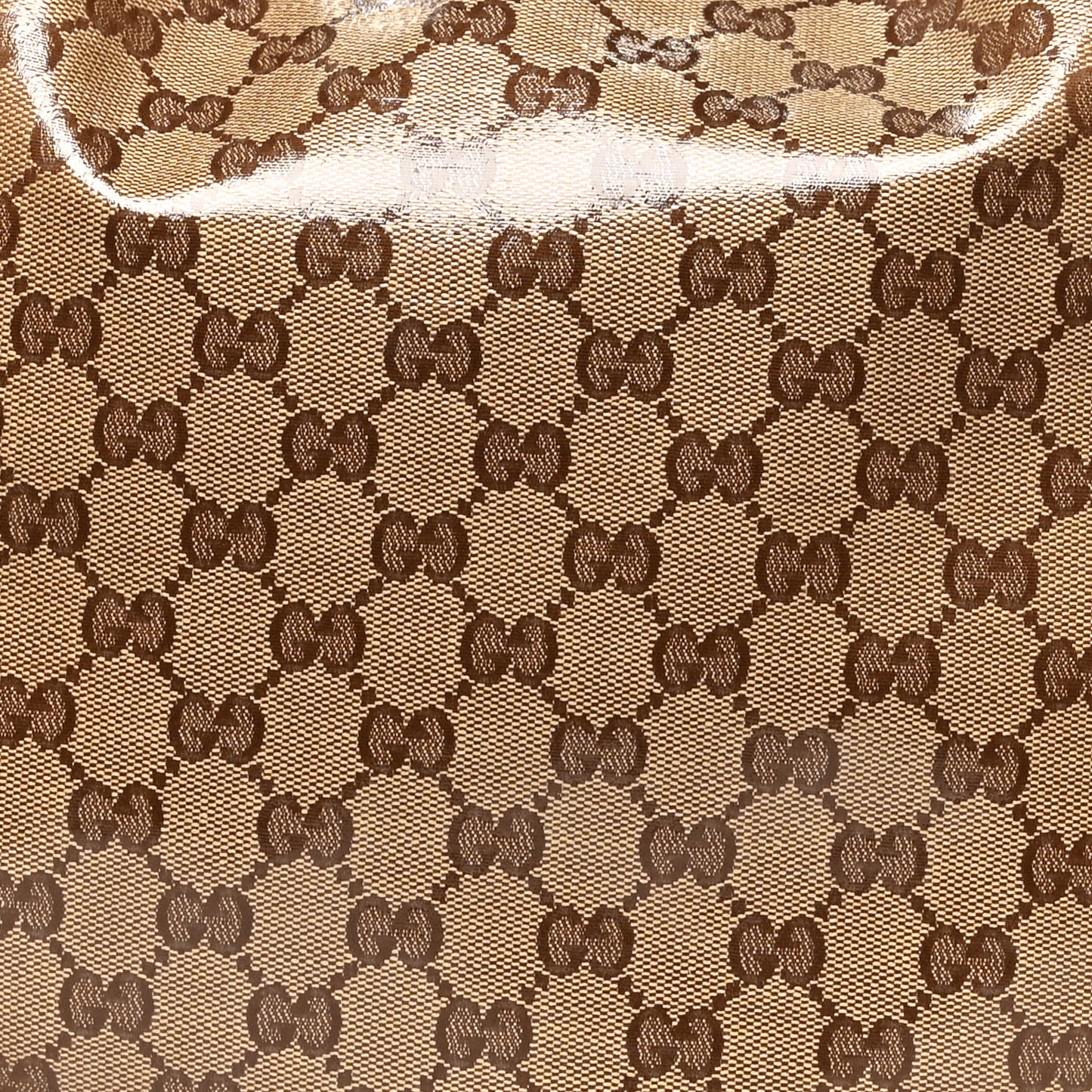Crystal Monogram Medium Abbey Convertible Tote Dark Brown