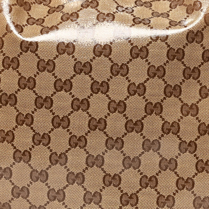 Gucci Crystal Monogram Medium Abbey Convertible Tote Dark Brown 8 of 10