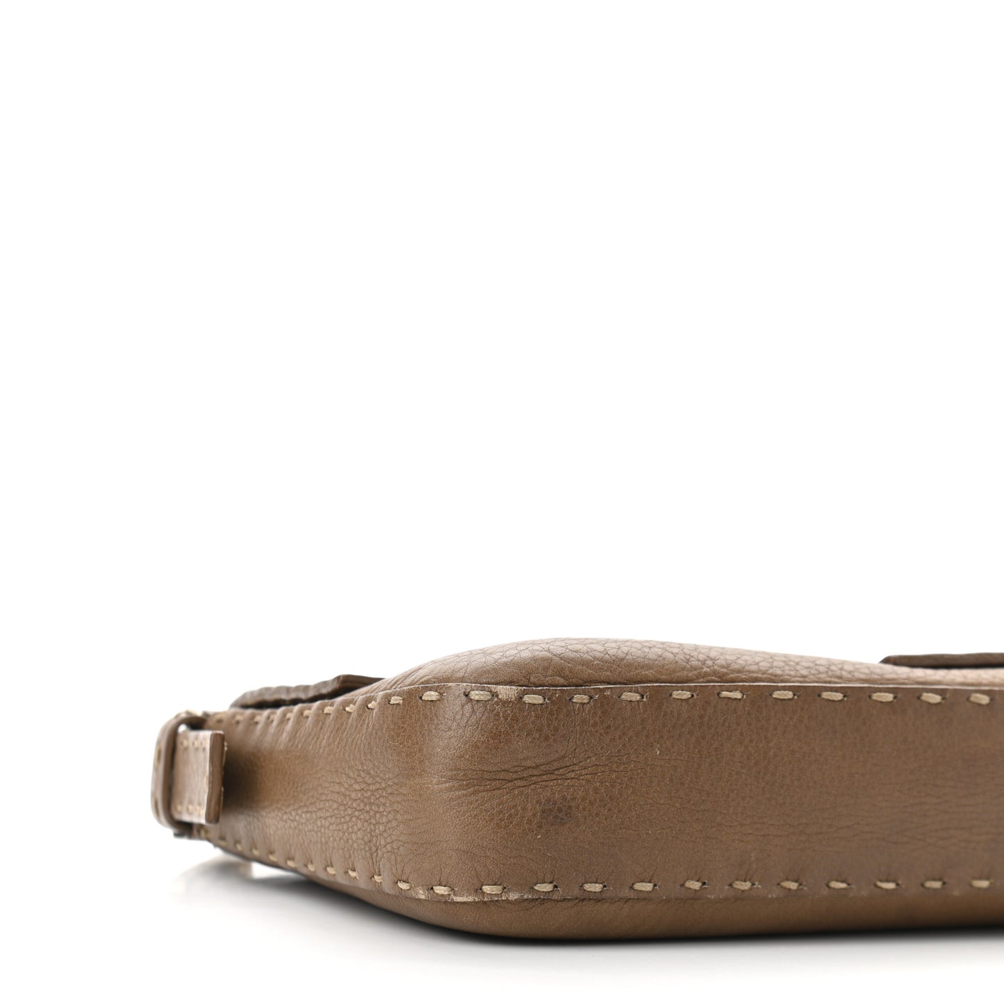 Calfskin Romano Selleria Baguette Brown
