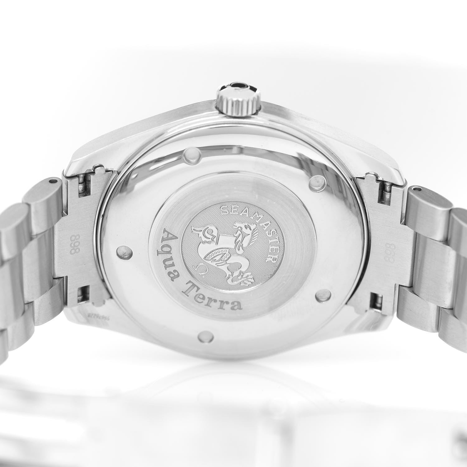 Omega Stainless Steel 39mm Seamaster Aqua Terra Quartz Watch Black 2517.50 5 of 6