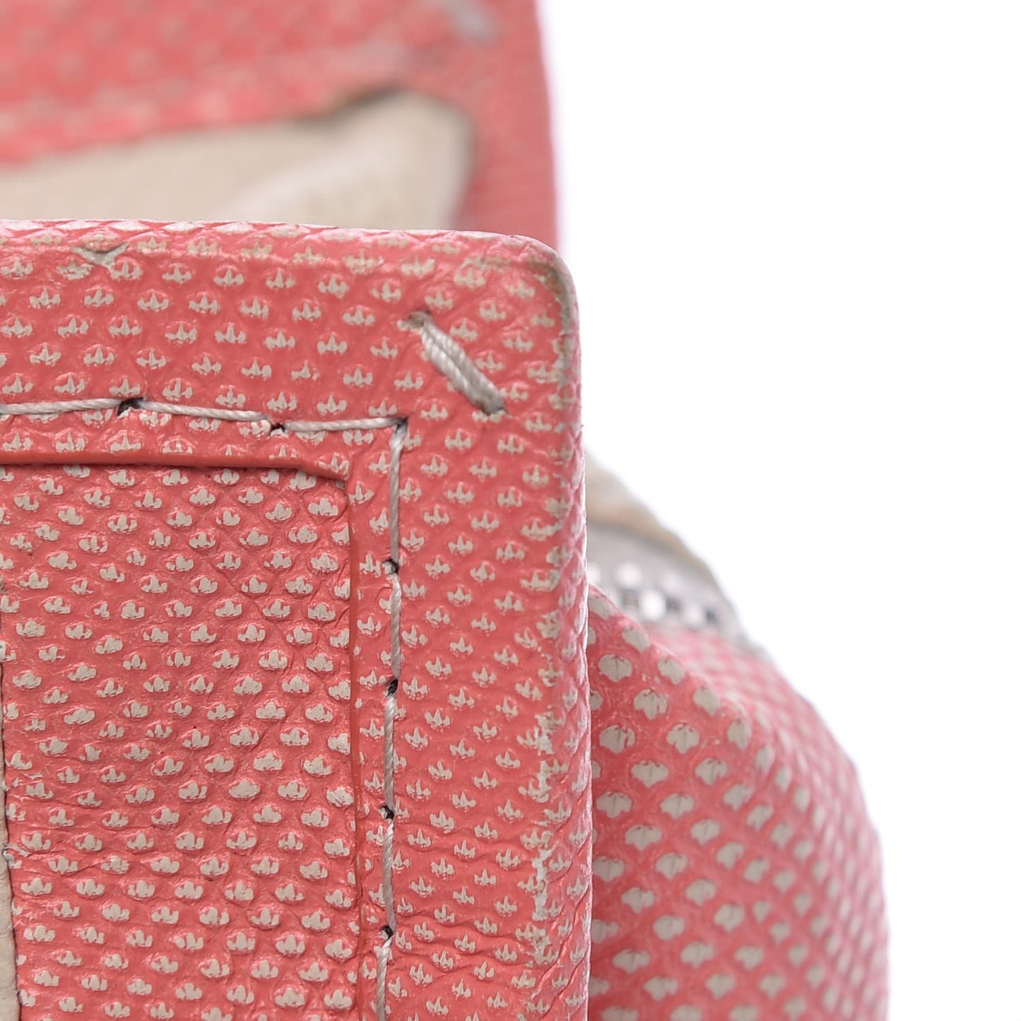 Agneau XS Bazar Shopper Tote Pink White