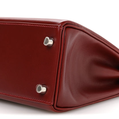 Hermes Box Kelly Retourne 25 Rouge H 10 of 11
